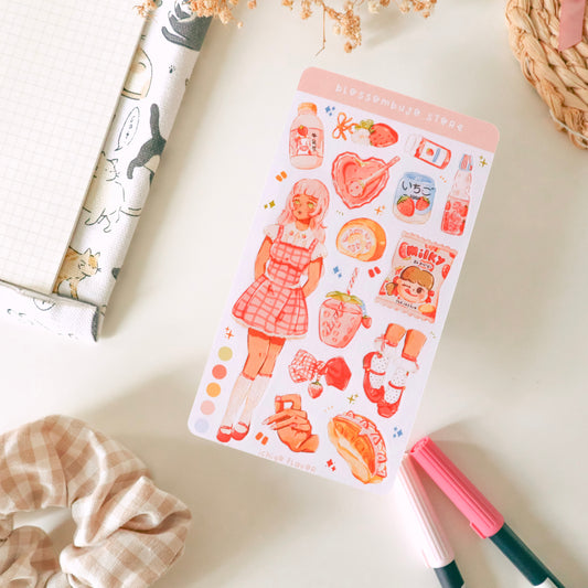 Stickersheet - Ichigo Flavor