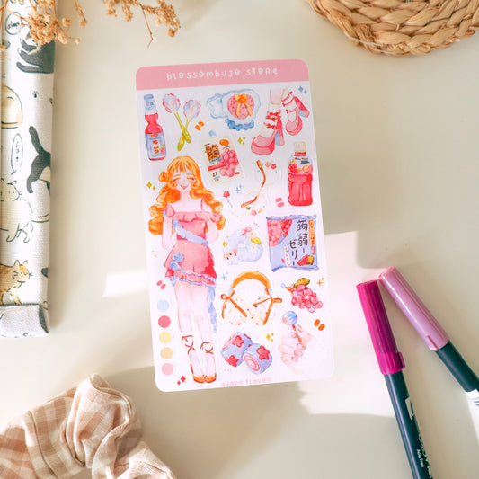 Stickersheet - Grape Flavor