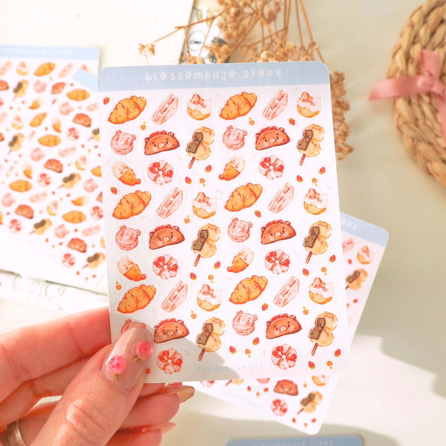 Stickersheet - Sakura Treats