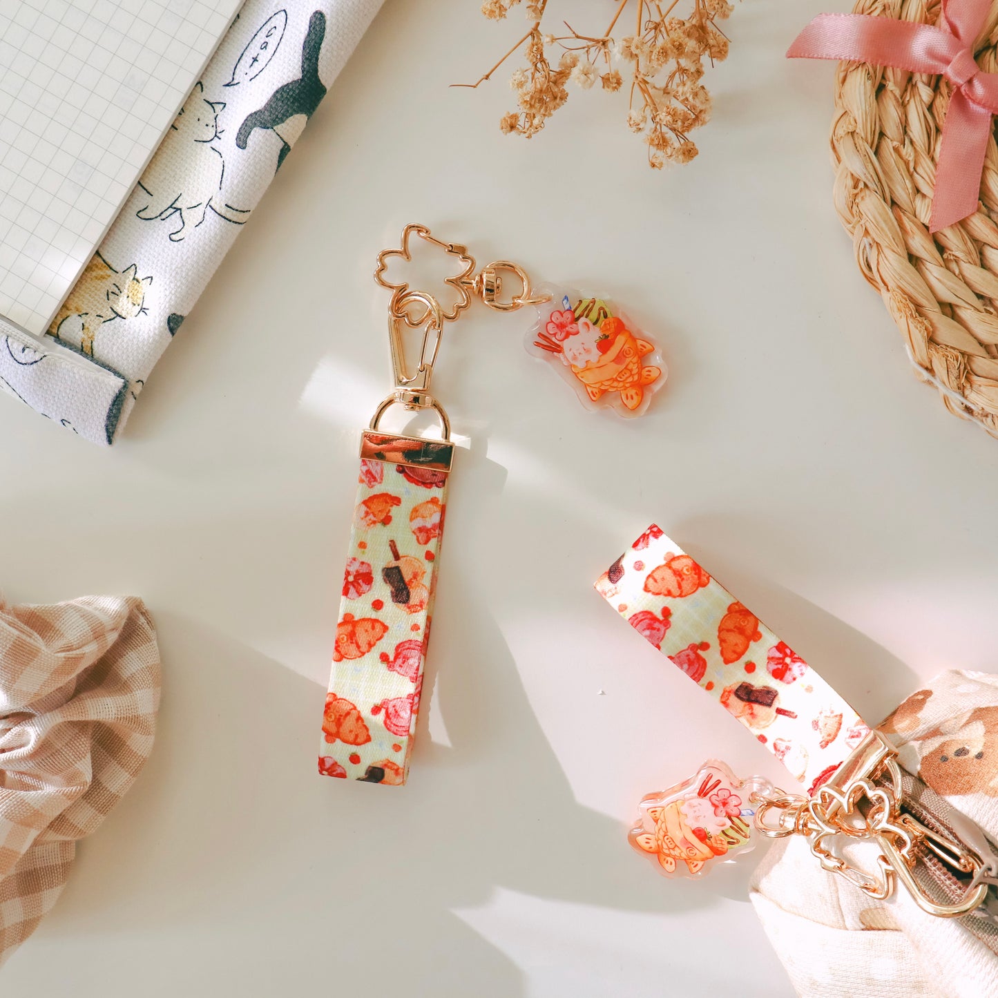 Keychain Lanyard - Konbini Snacks
