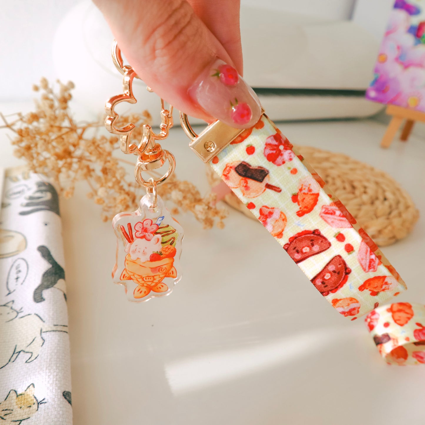 Keychain Lanyard - Konbini Snacks