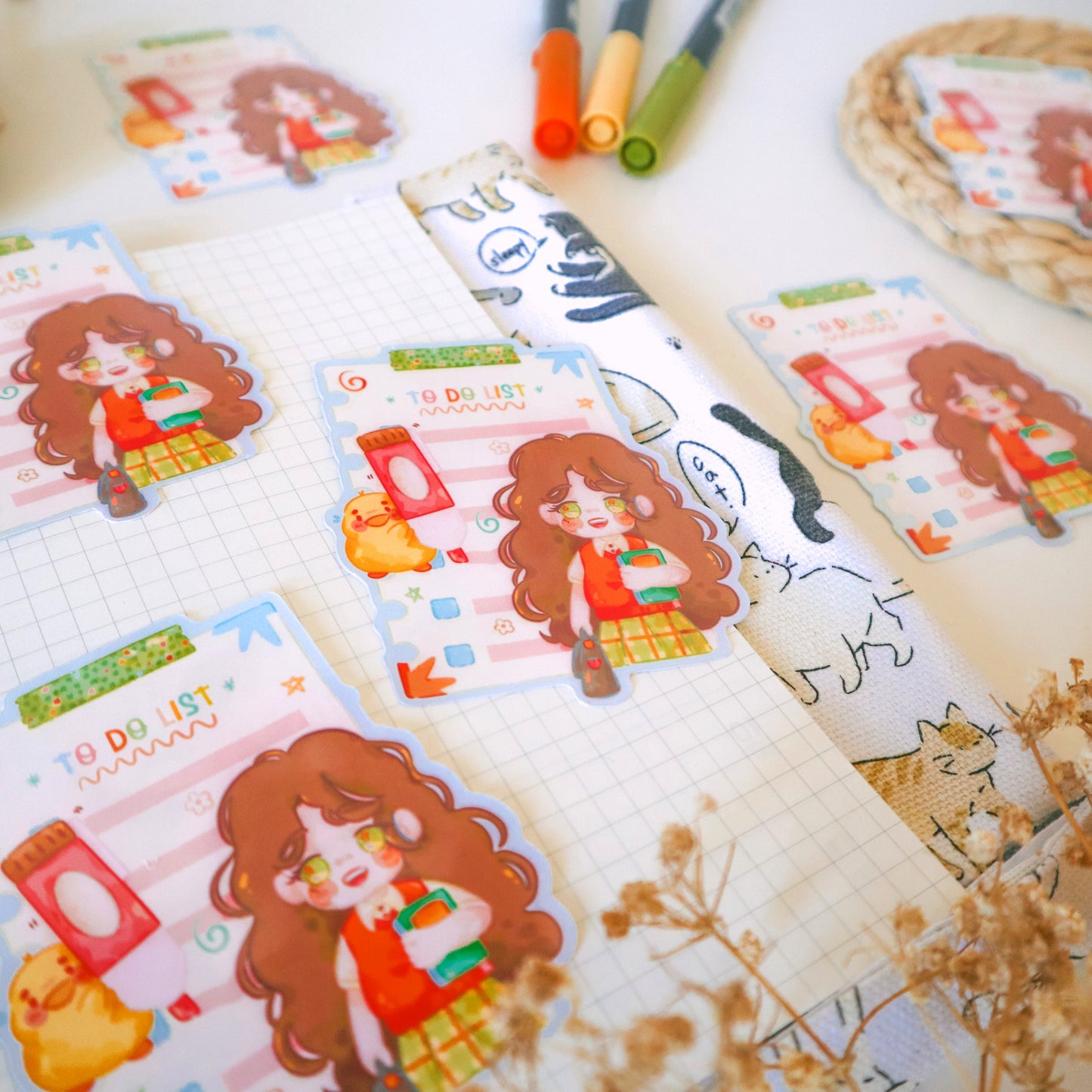 Sticker Flake Vinyl Glossy - Journaling