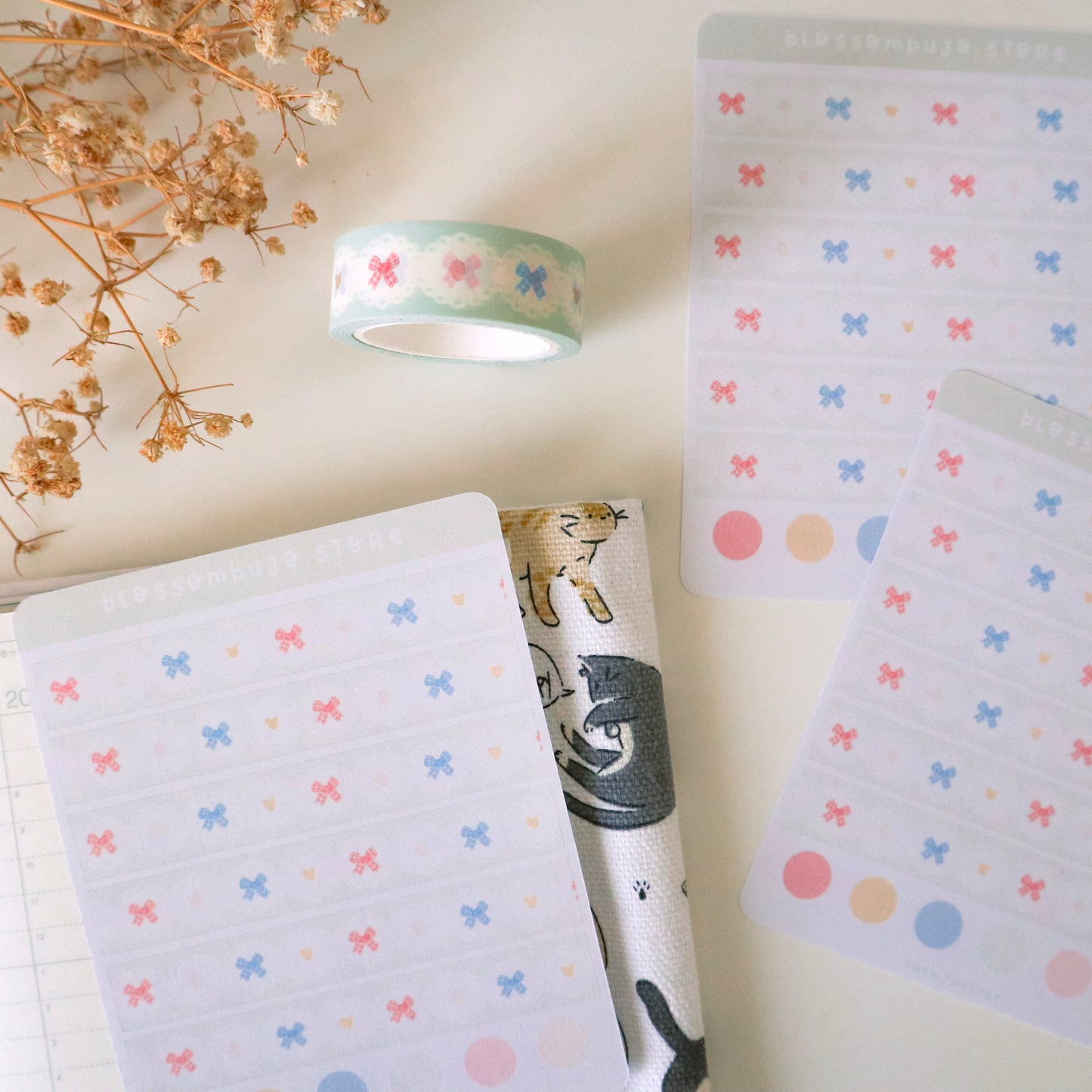 Stickersheet - Washi Tape Lacy Fantasy