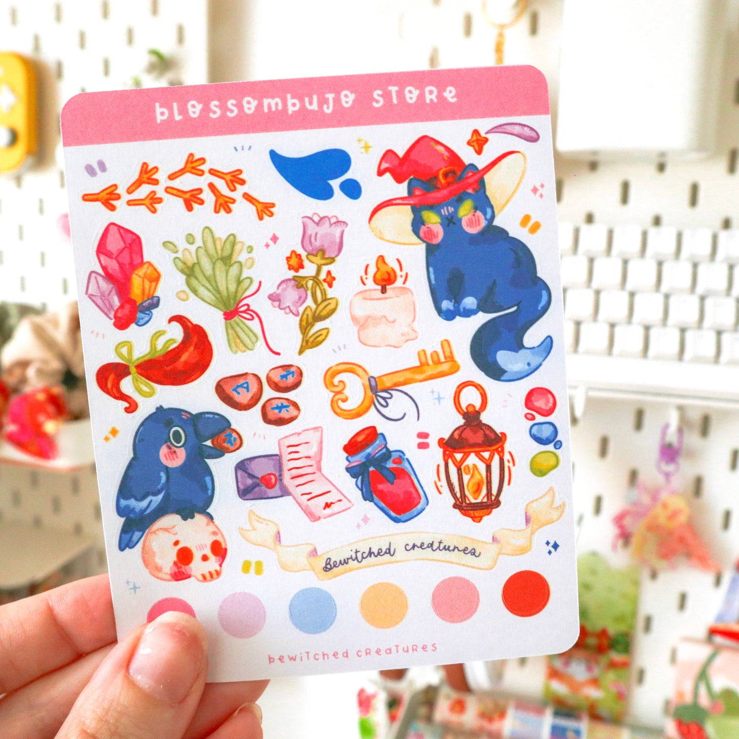 Stickersheet - Bewitched Creatures