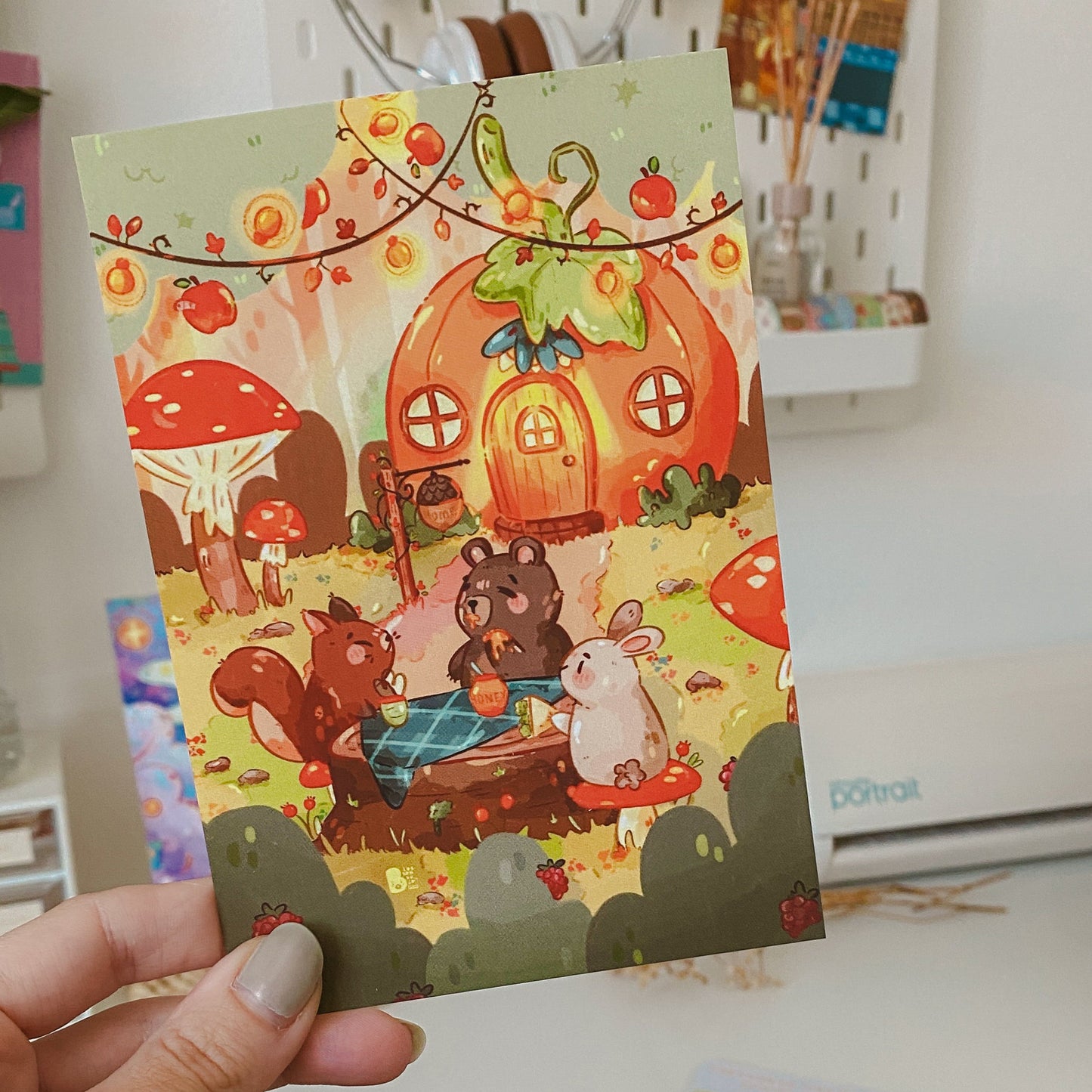 Art Print - Woodland Tea Party