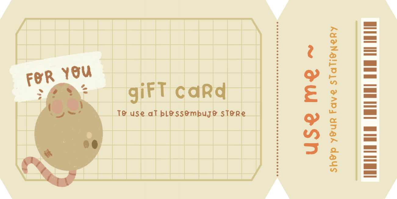 Carta regalo BlossomBujo Store