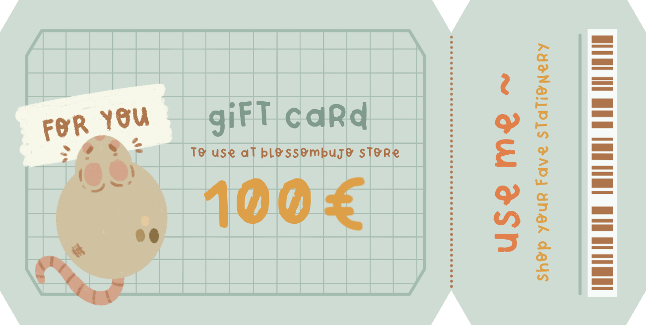Carta regalo BlossomBujo Store