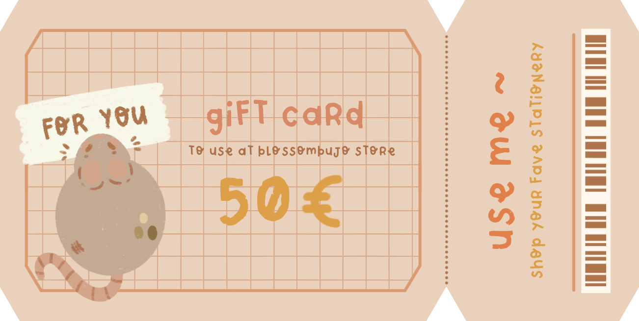 Carta regalo BlossomBujo Store