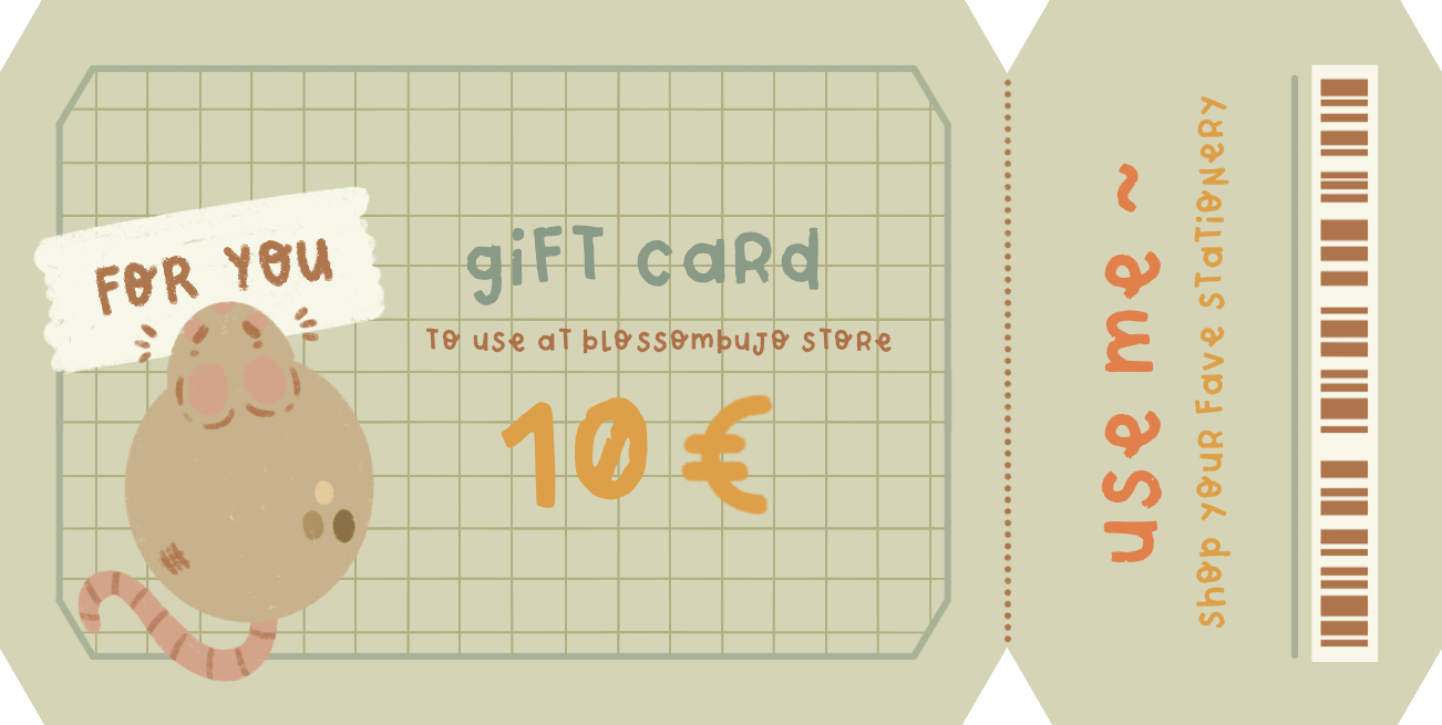 Carta regalo BlossomBujo Store