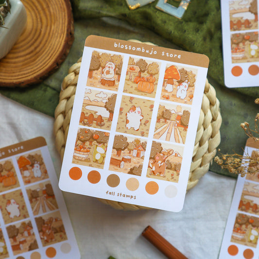 Stickersheet - Fall Stamps