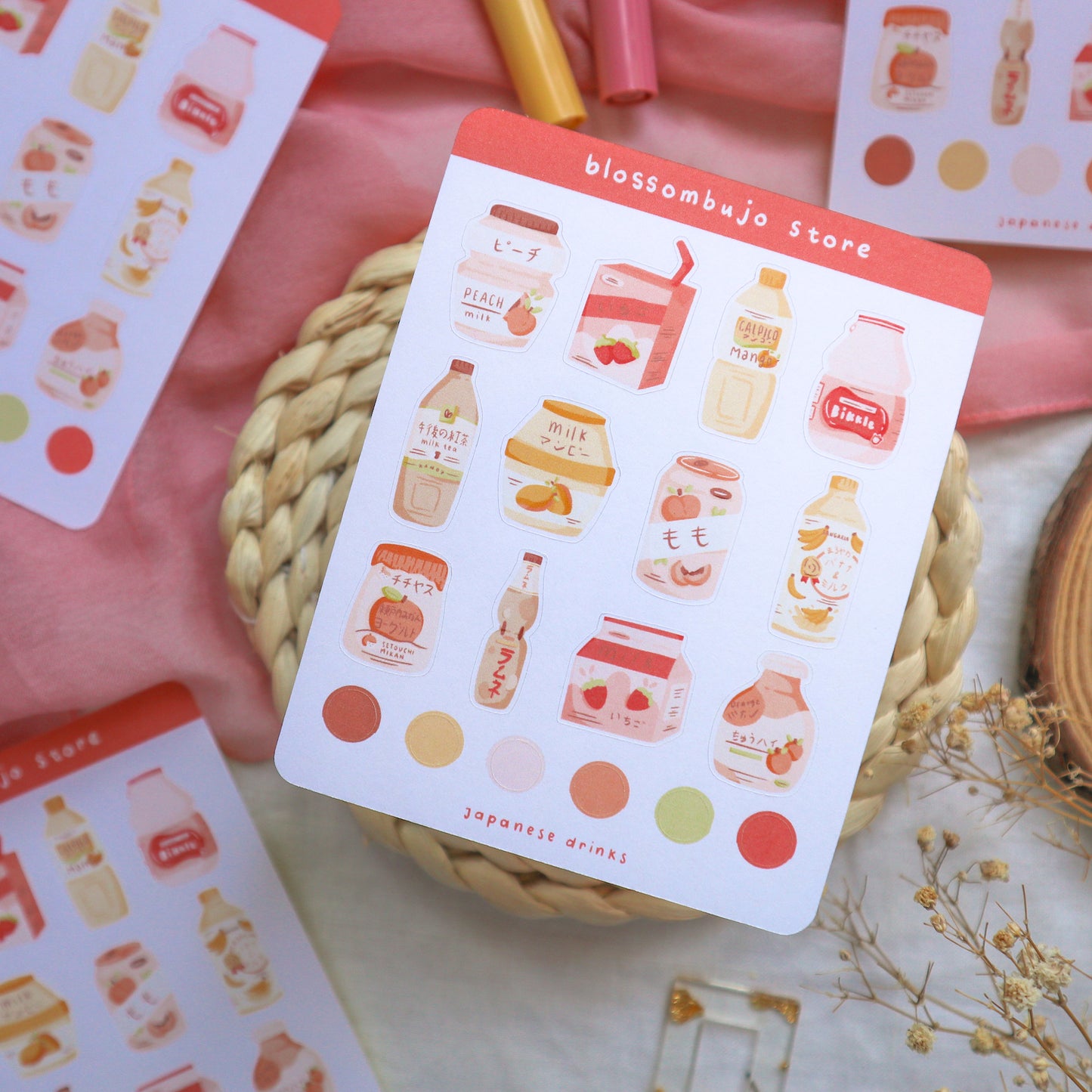 Stickersheet - Japanese Drinks