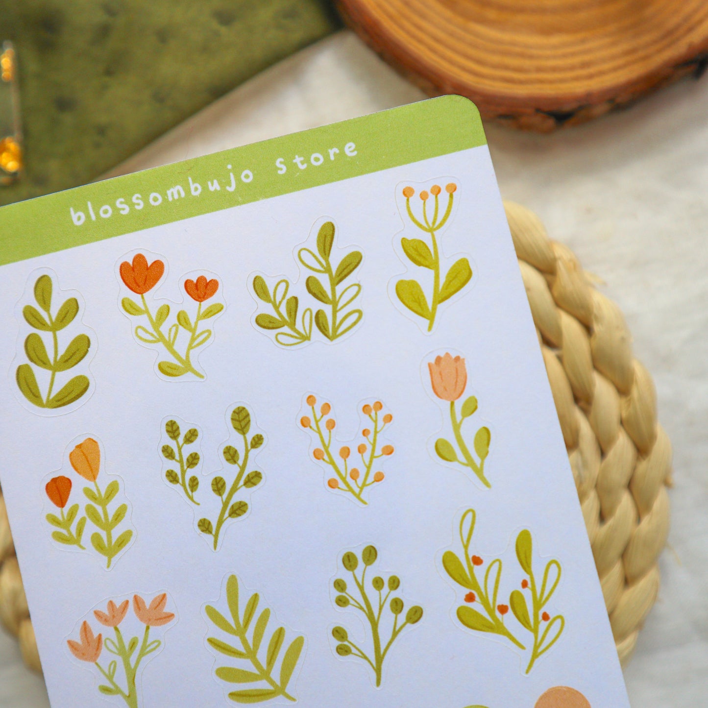 Stickersheet - Vintage Plants