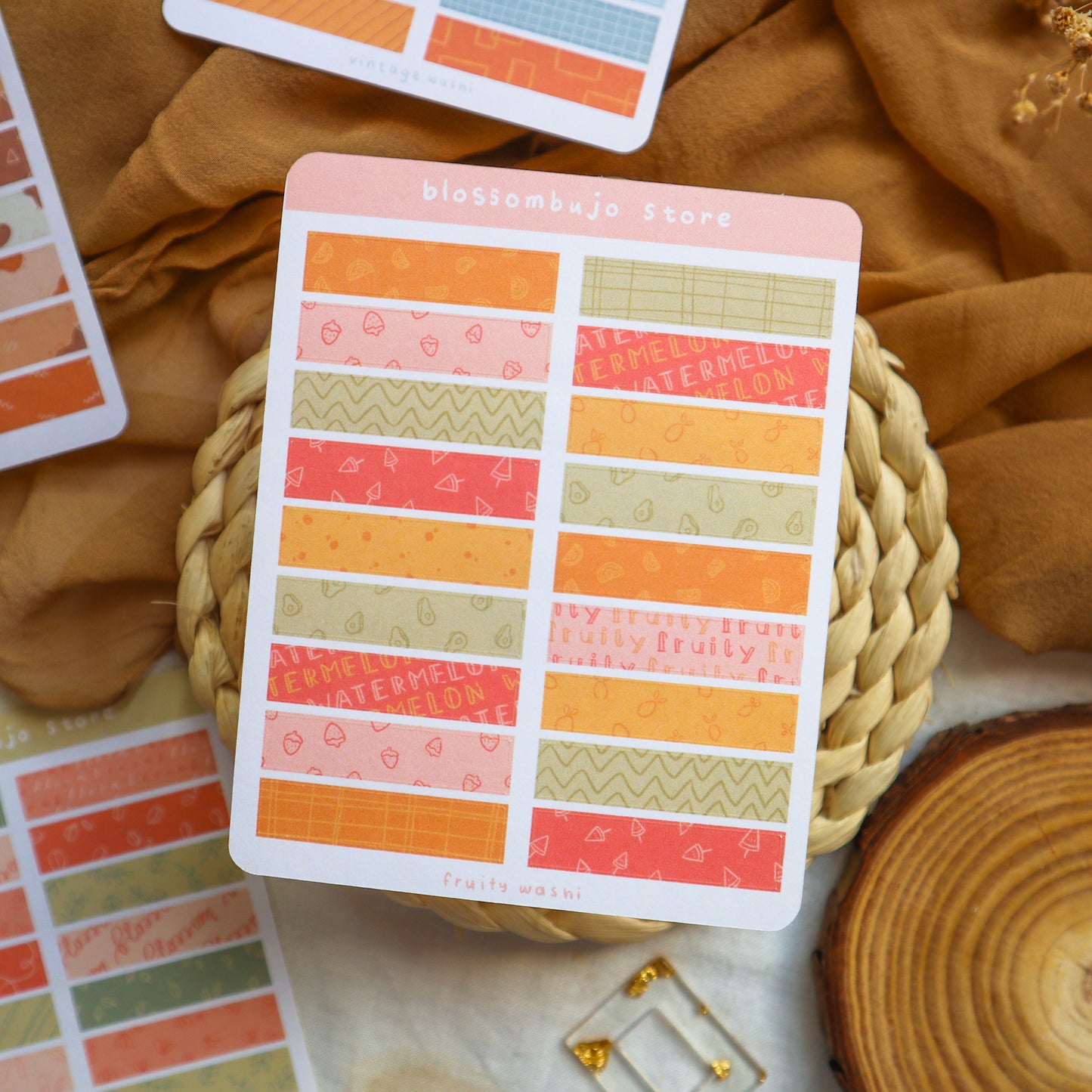 Stickersheet - Washi Tapes
