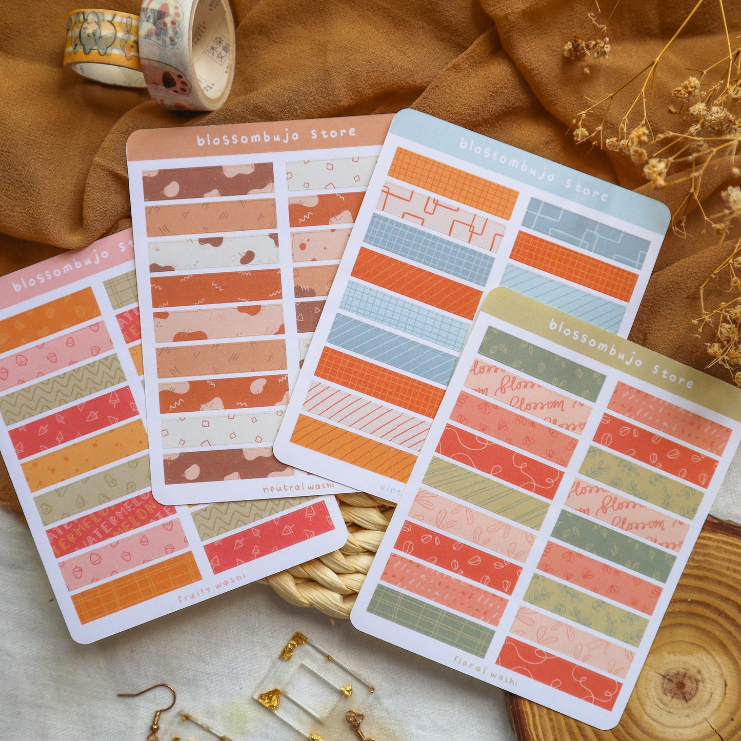 Stickersheet - Washi Tapes
