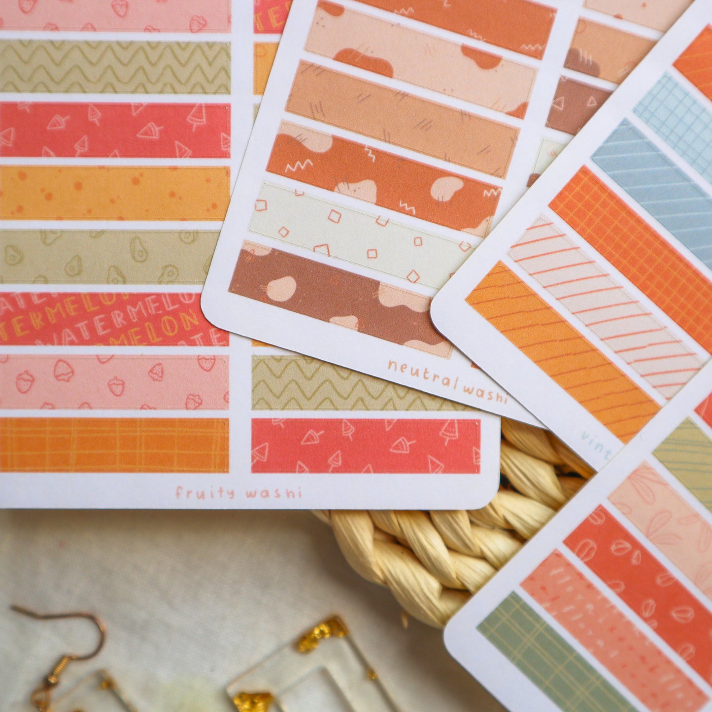 Stickersheet - Washi Tapes