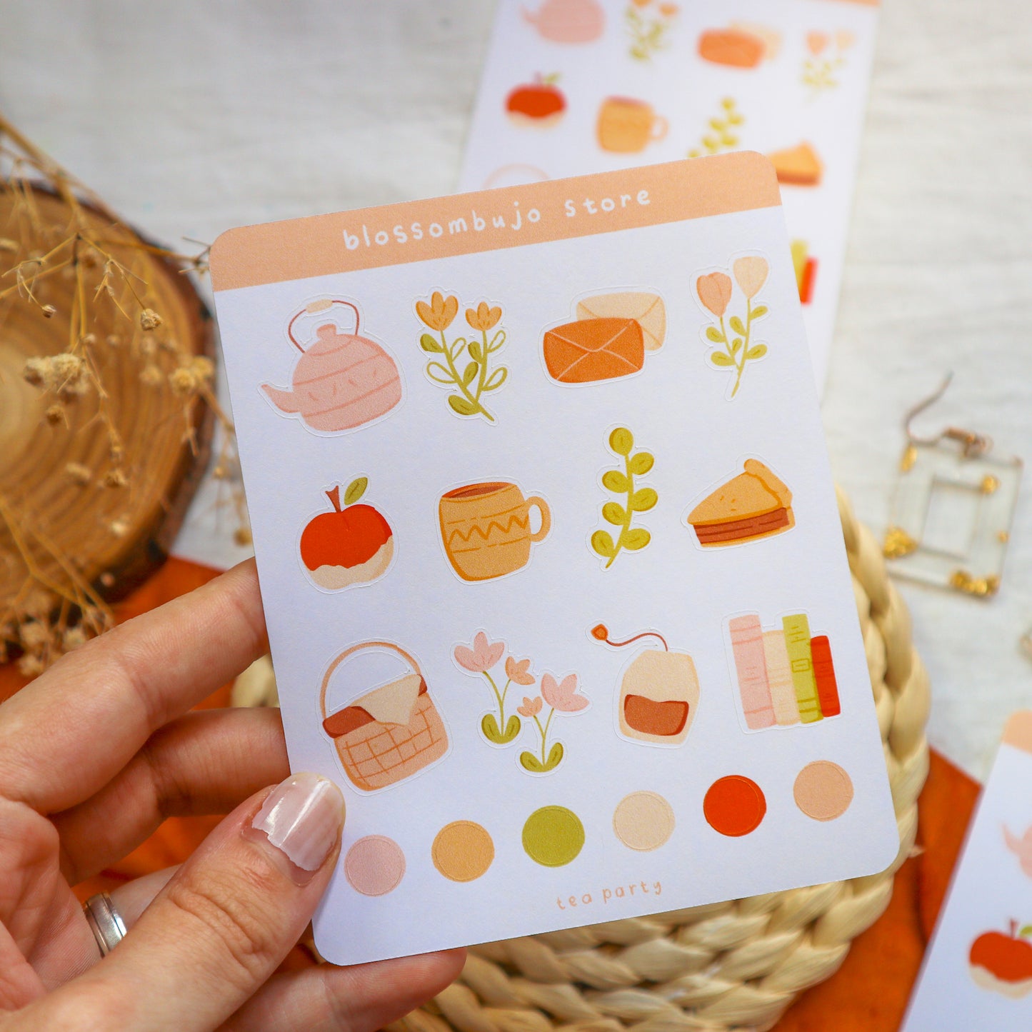 Stickersheet - Tea Party