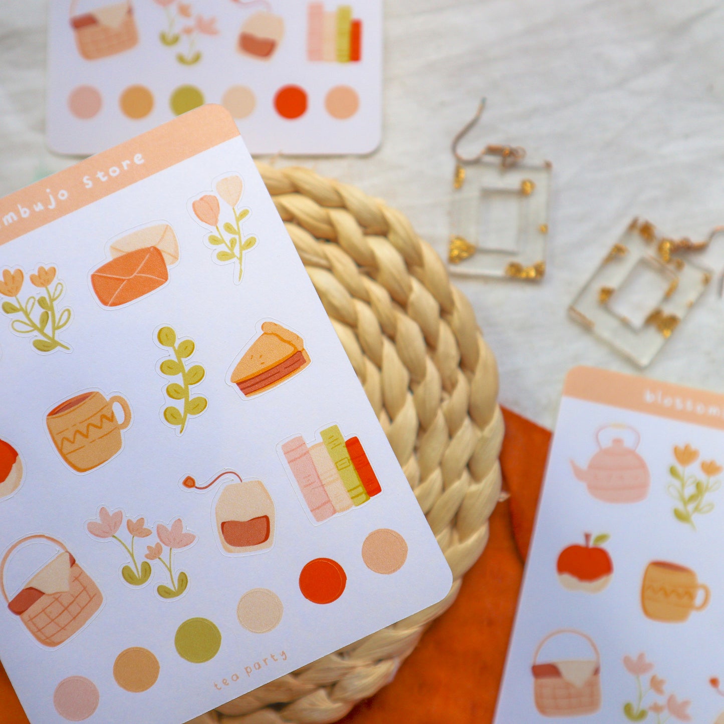 Stickersheet - Tea Party