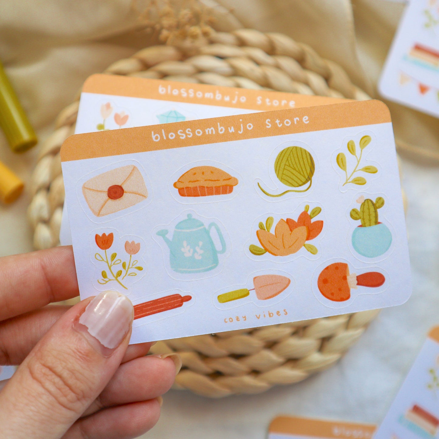 Stickersheet - Cozy Vibes