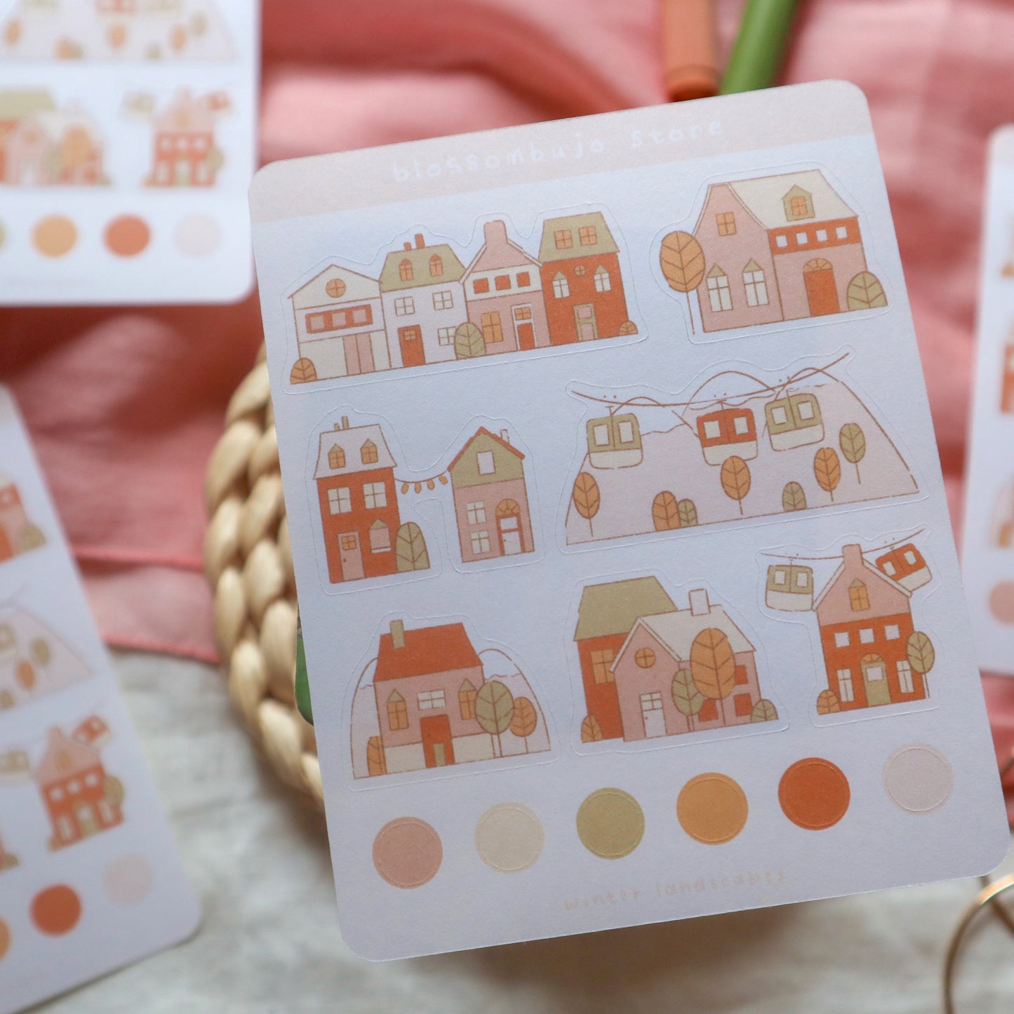 Stickersheet - Winter Landscapes
