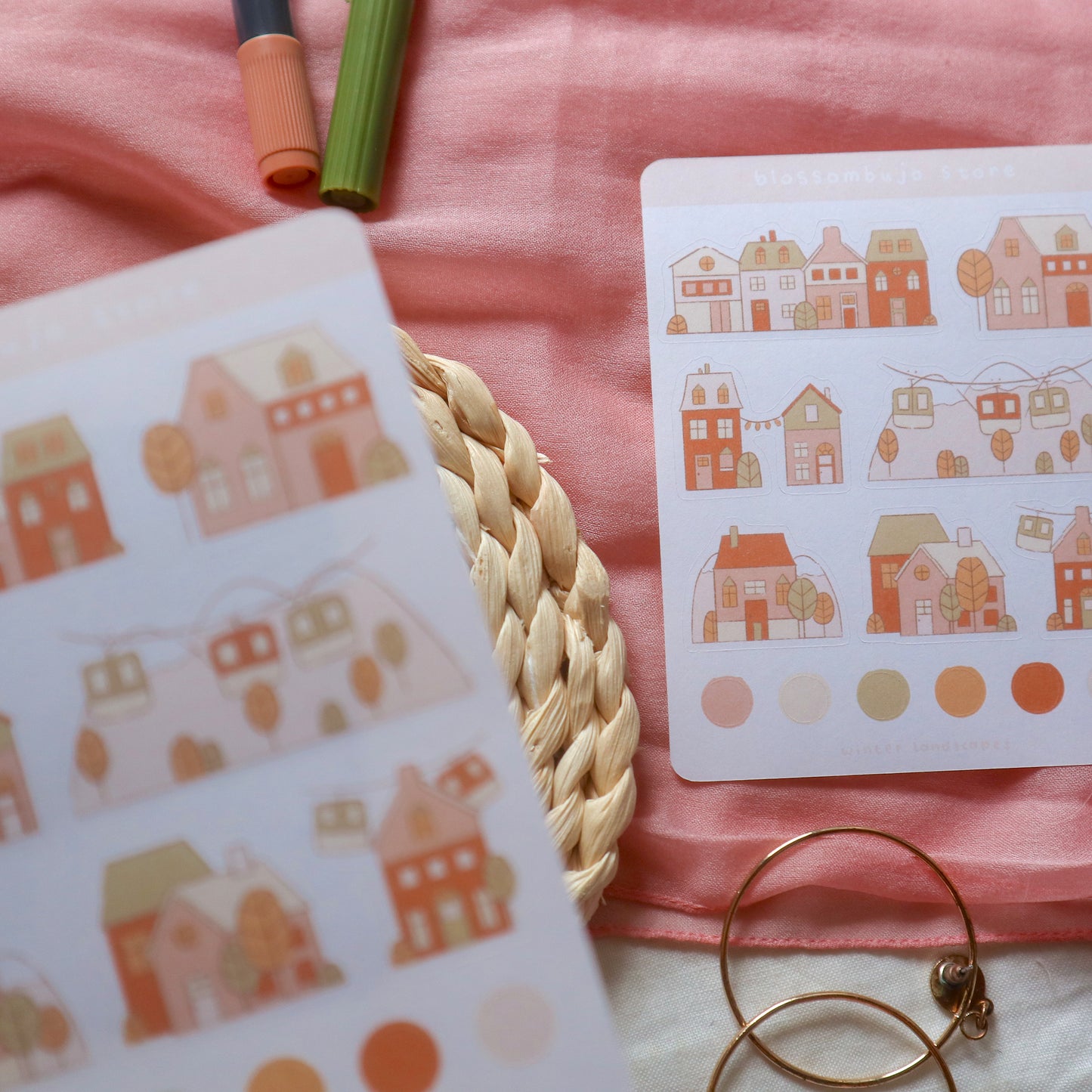 Stickersheet - Winter Landscapes