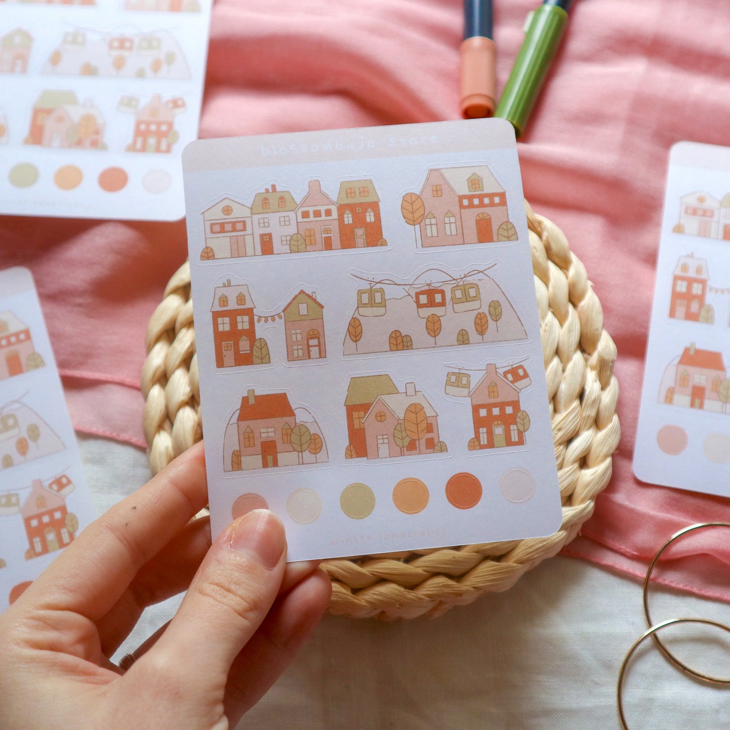Stickersheet - Winter Landscapes