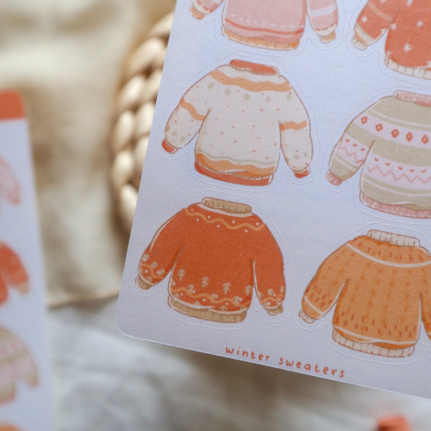 Stickersheet - Winter Sweaters
