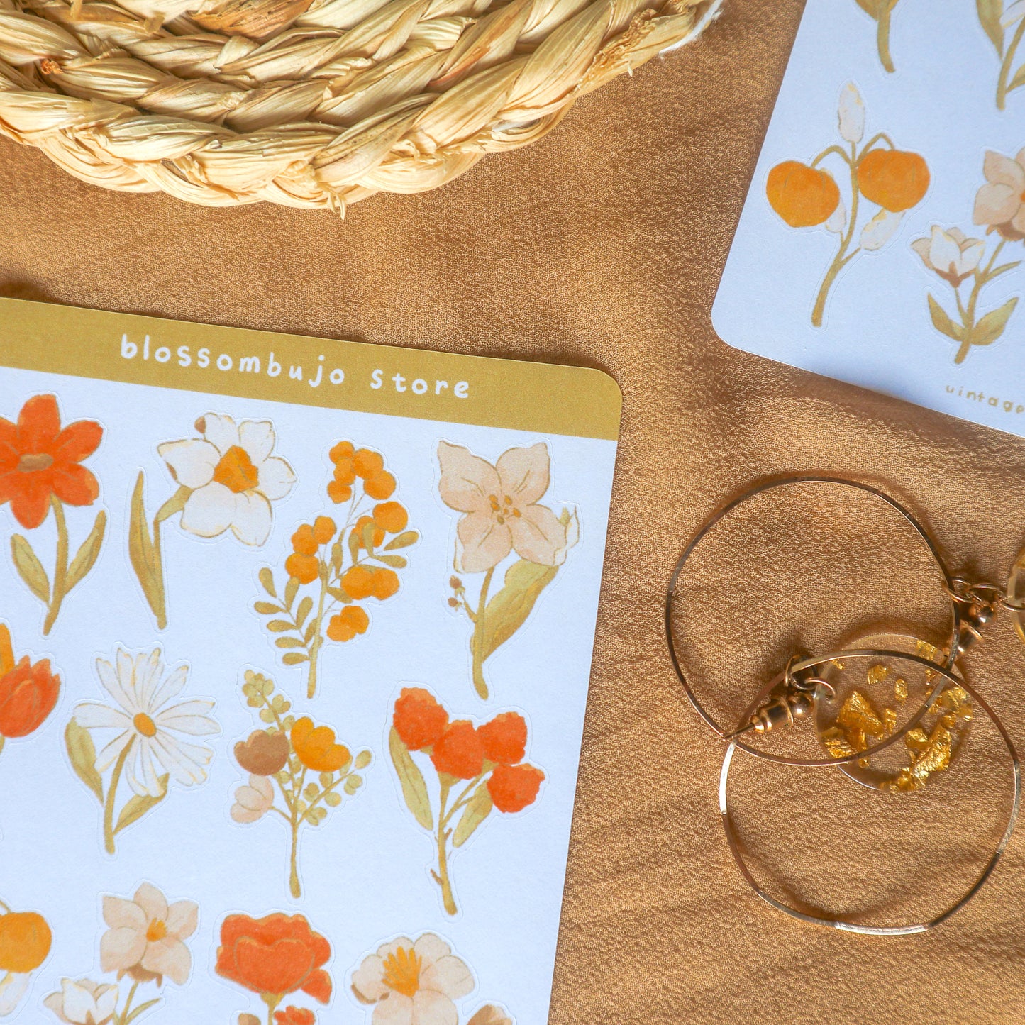 Stickersheet - Vintage Flowers