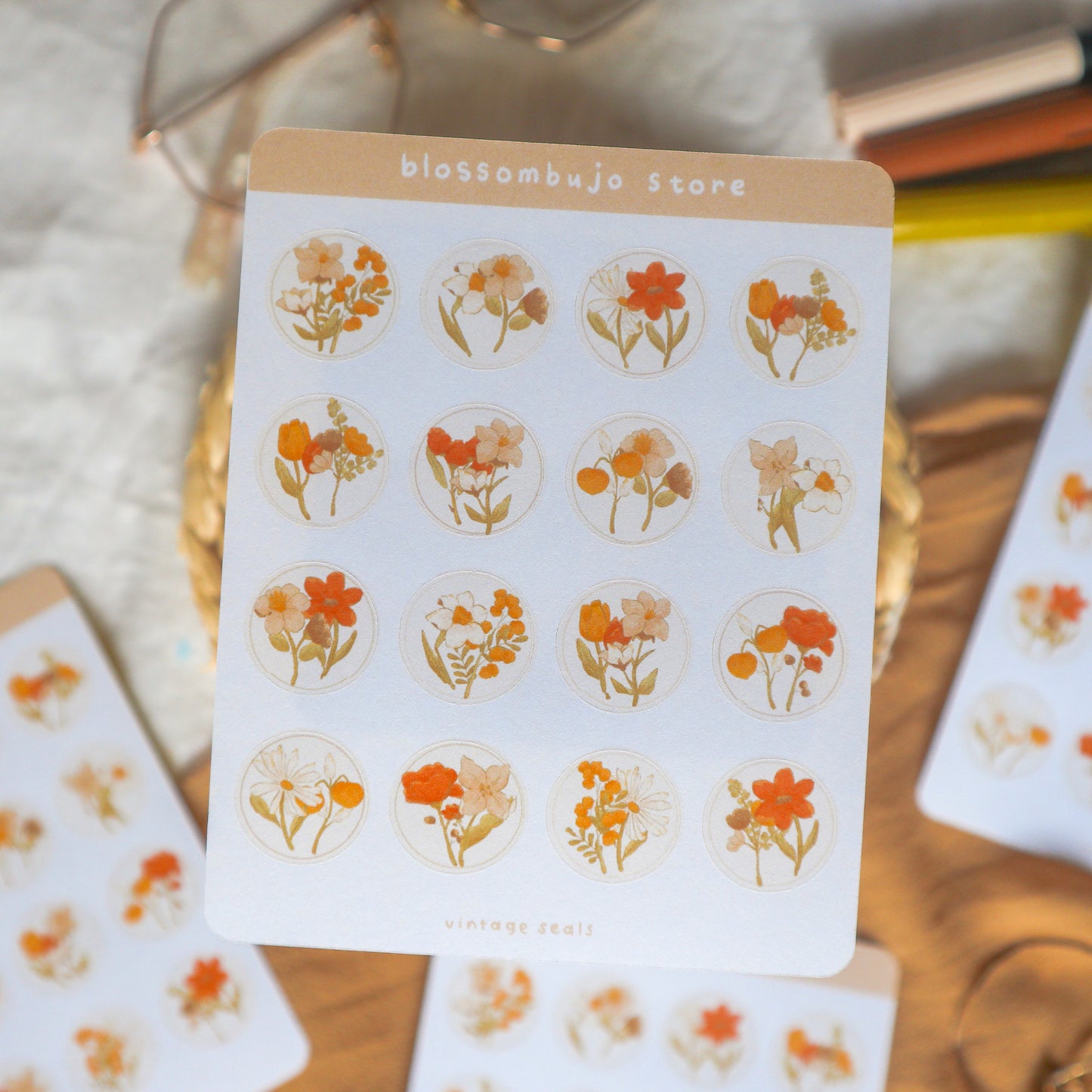 Stickersheet - Vintage Seals