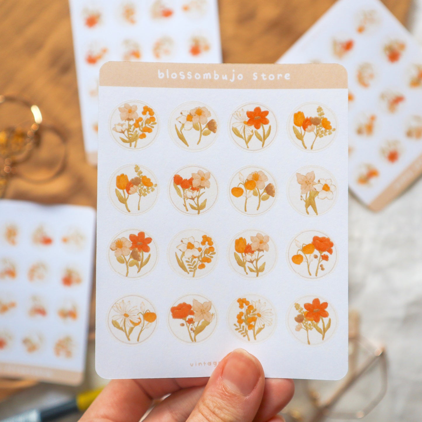 Stickersheet - Vintage Seals