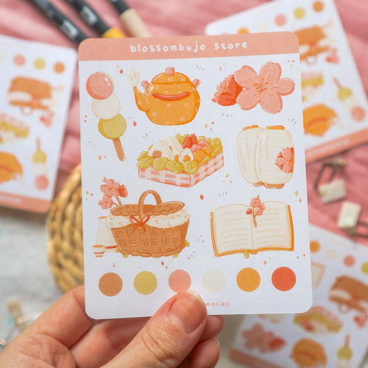 Stickersheet - Hanami Memories