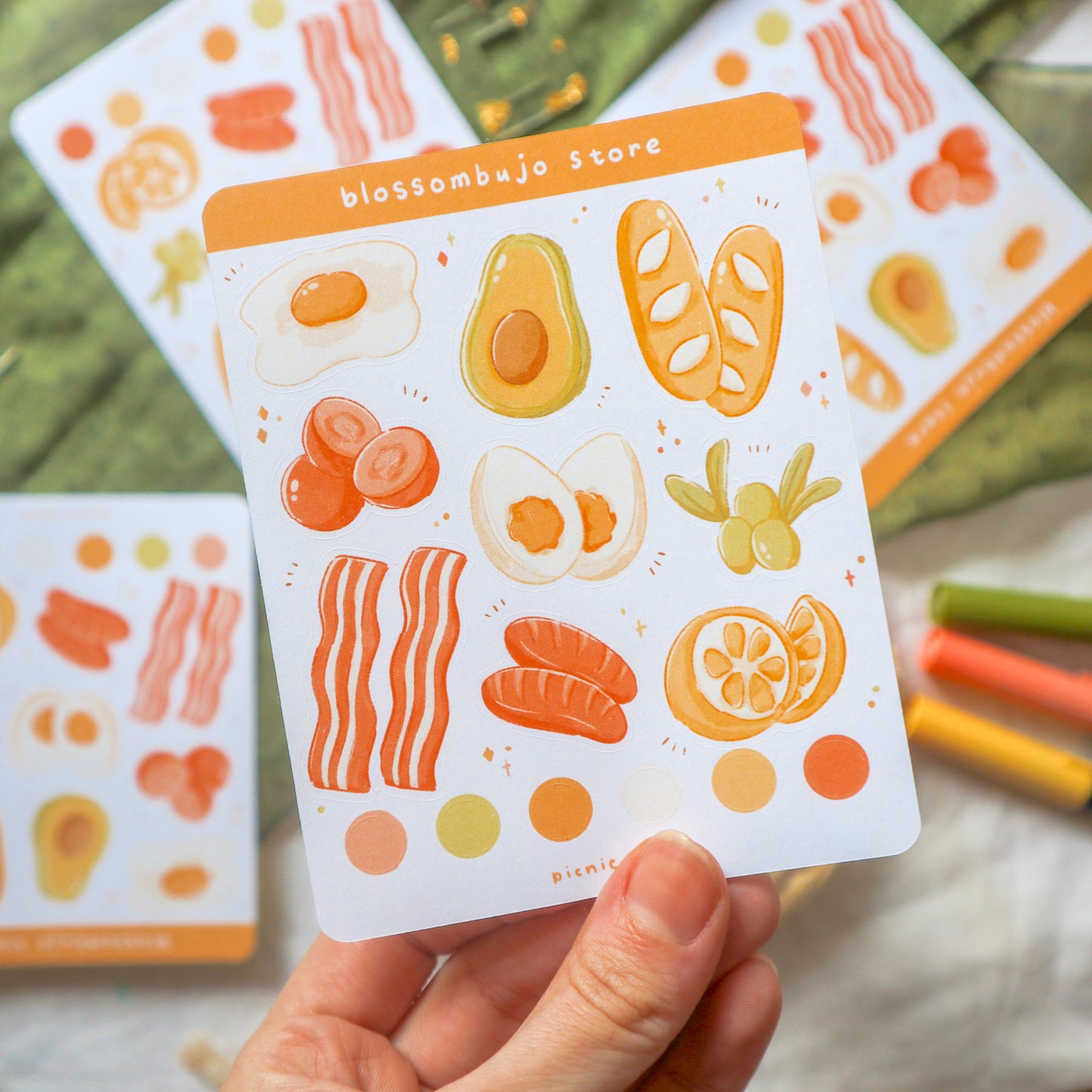 Stickersheet - Picnic Lunch