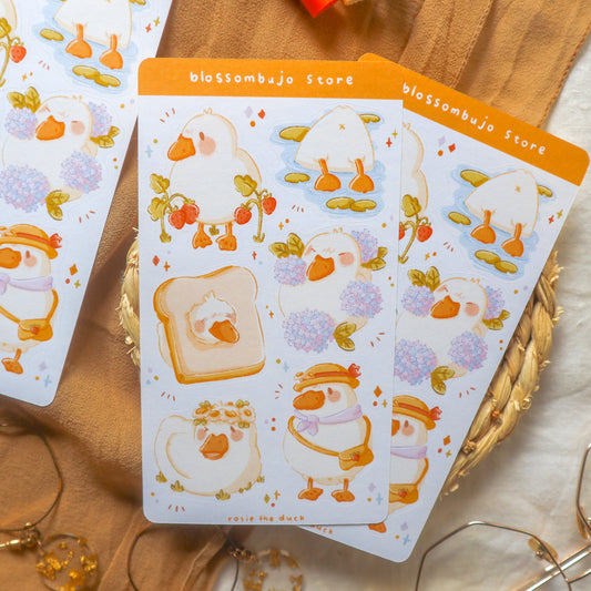 Stickersheet - Rosie the Duck