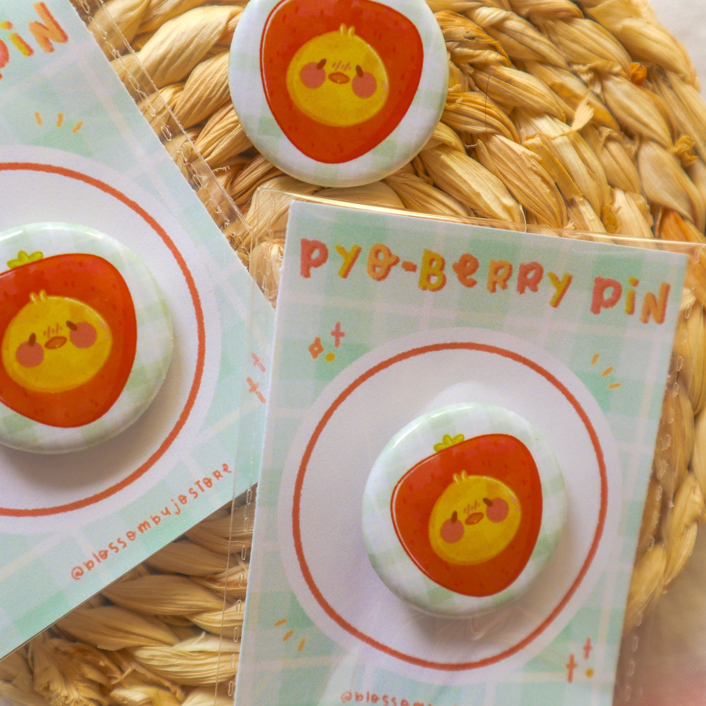 Pin Button - Pyo-Berry