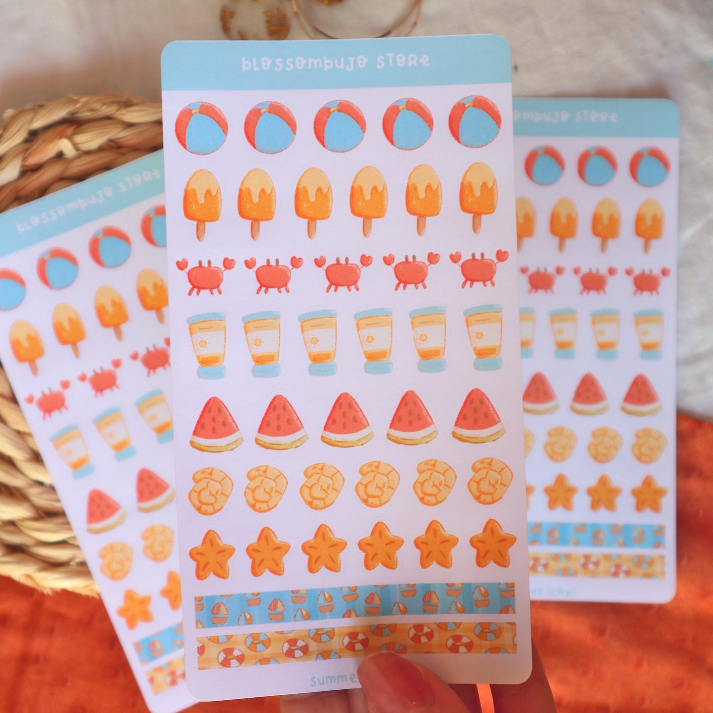 Stickersheet - Summer Icons