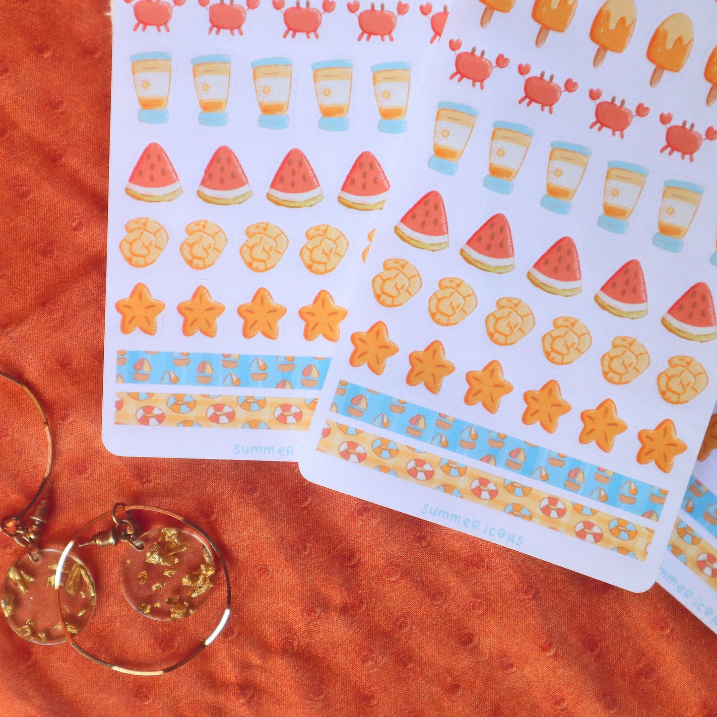 Stickersheet - Summer Icons