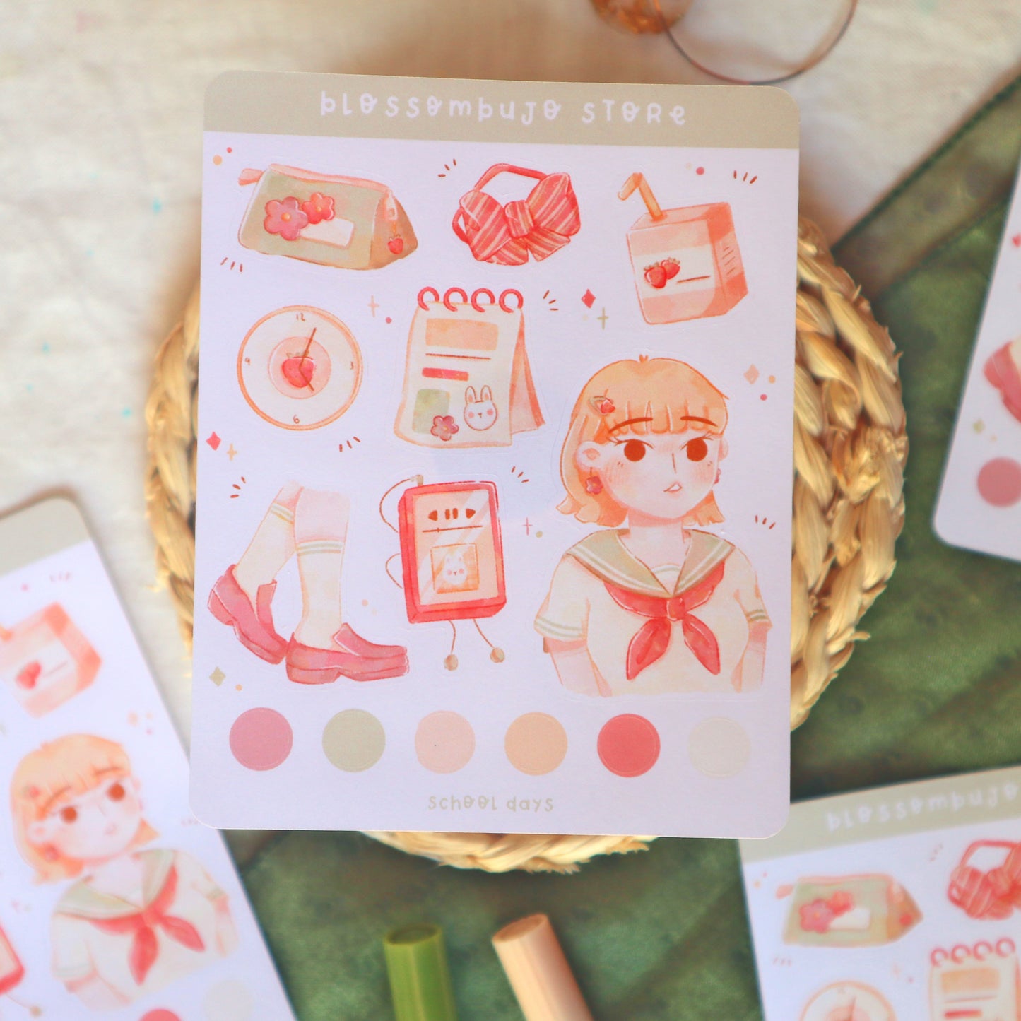 Stickersheet - School Days