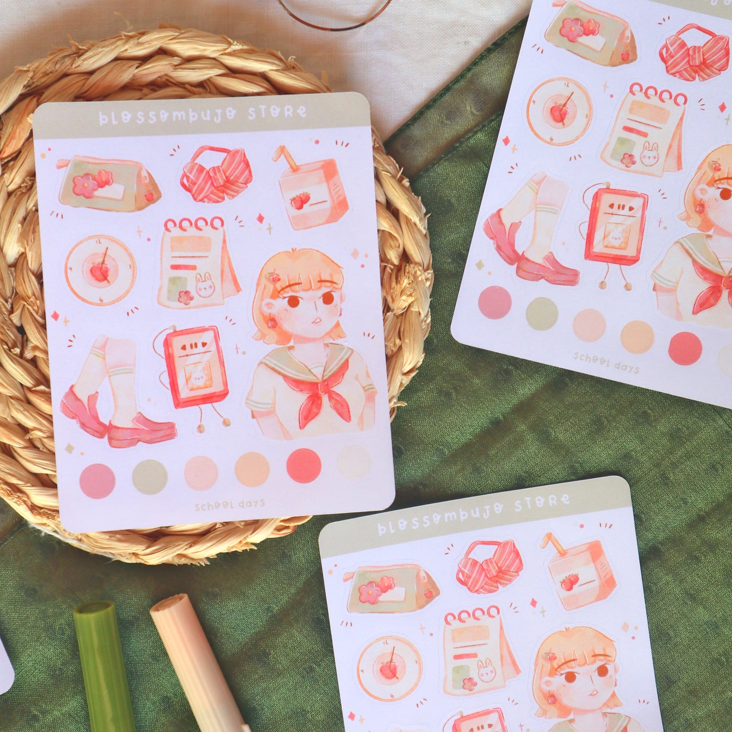 Stickersheet - School Days