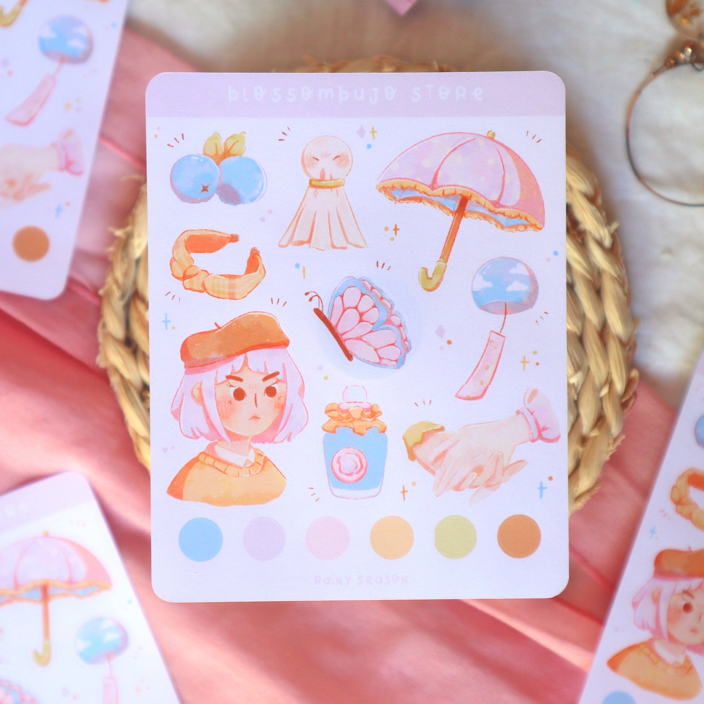 Stickersheet - Rainy Season