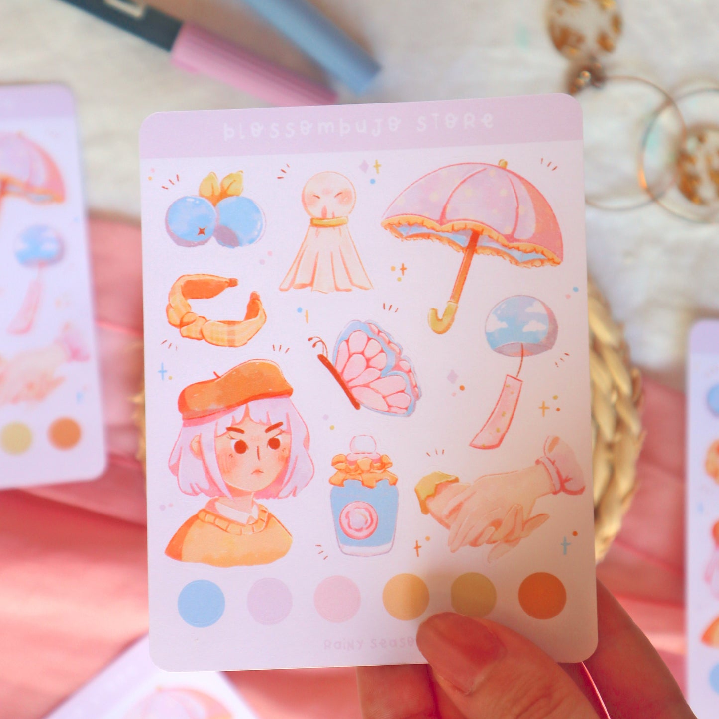Stickersheet - Rainy Season