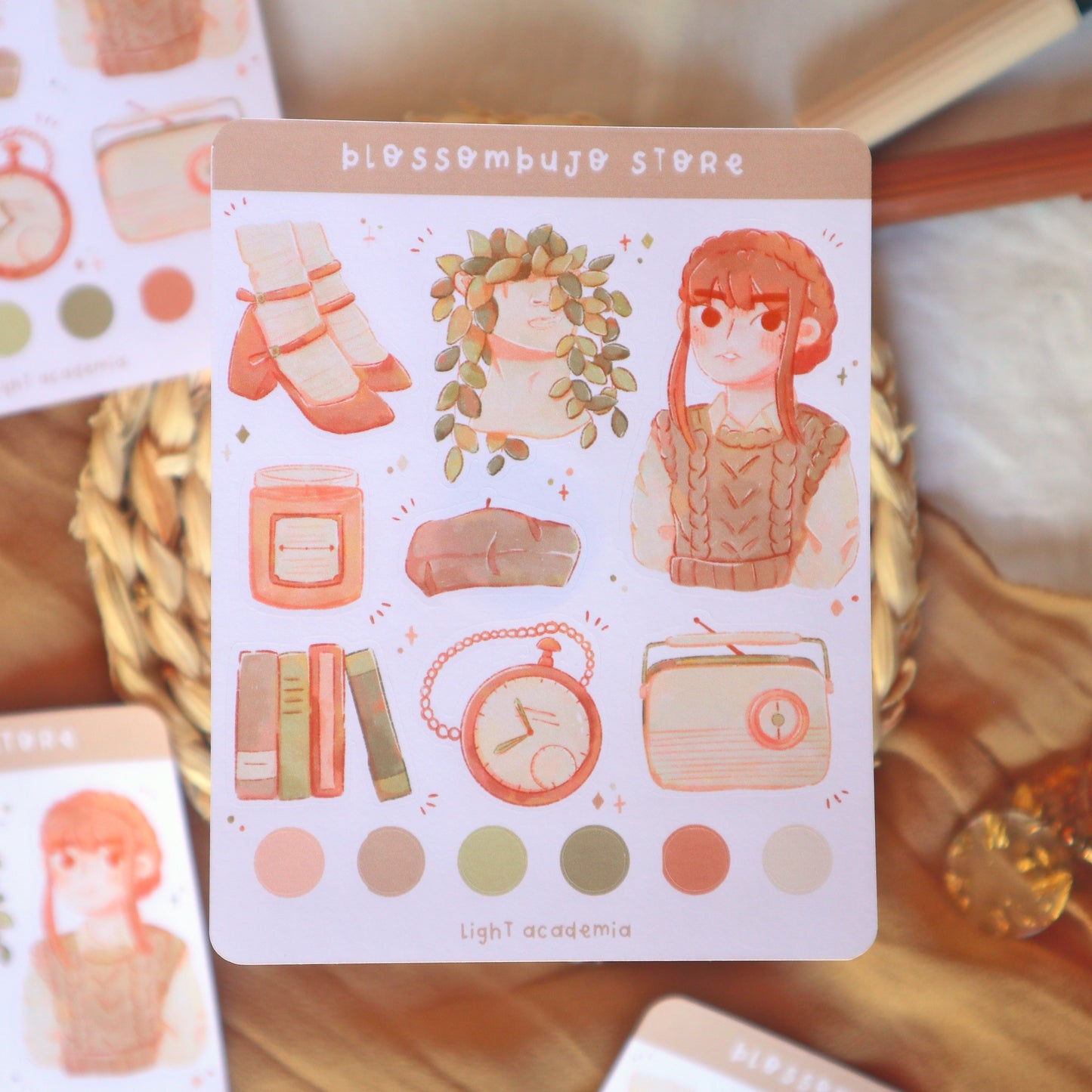 Stickersheet - Light Academia