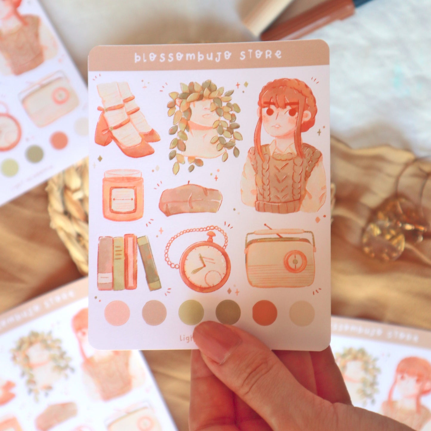 Stickersheet - Light Academia