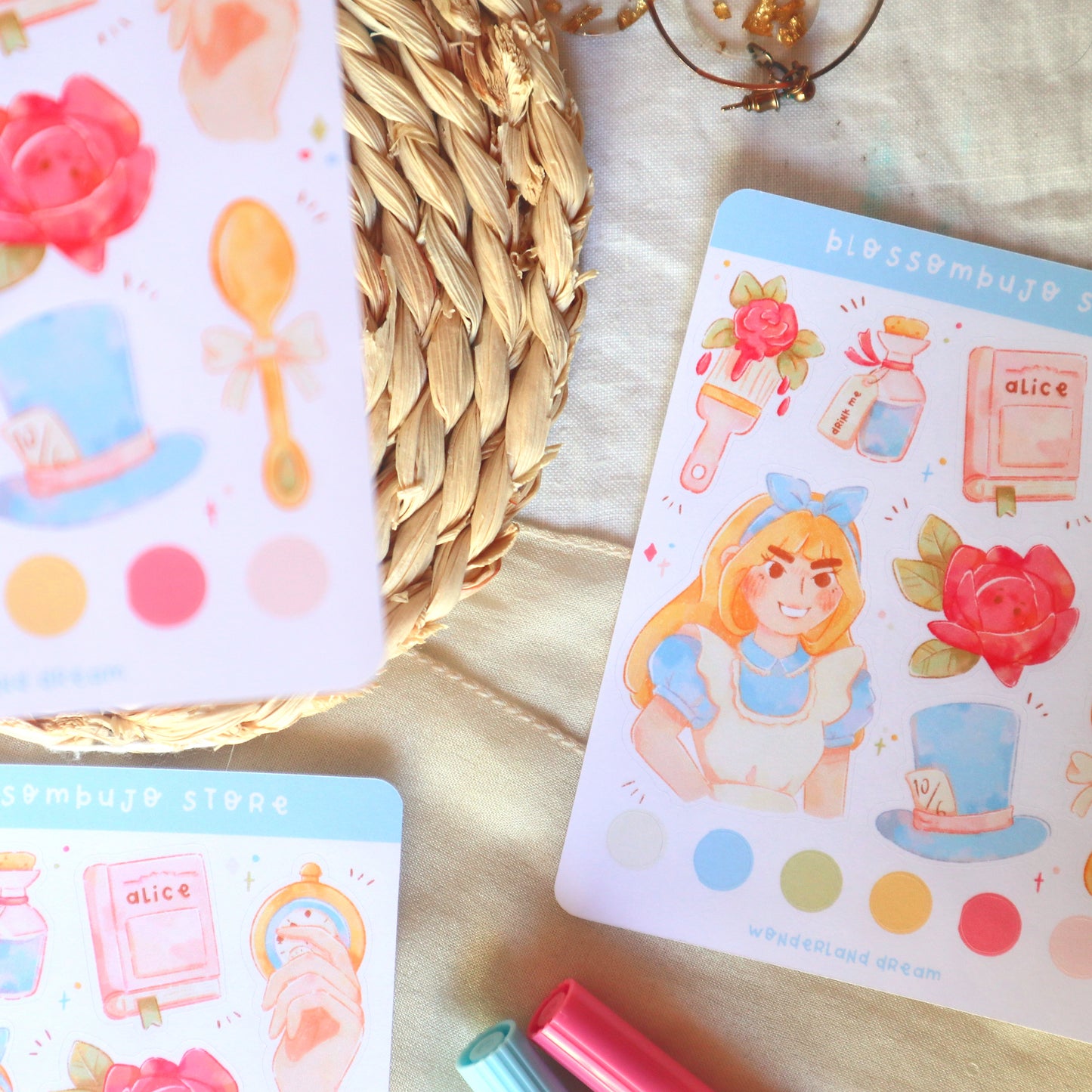 Stickersheet - Wonderland Dream