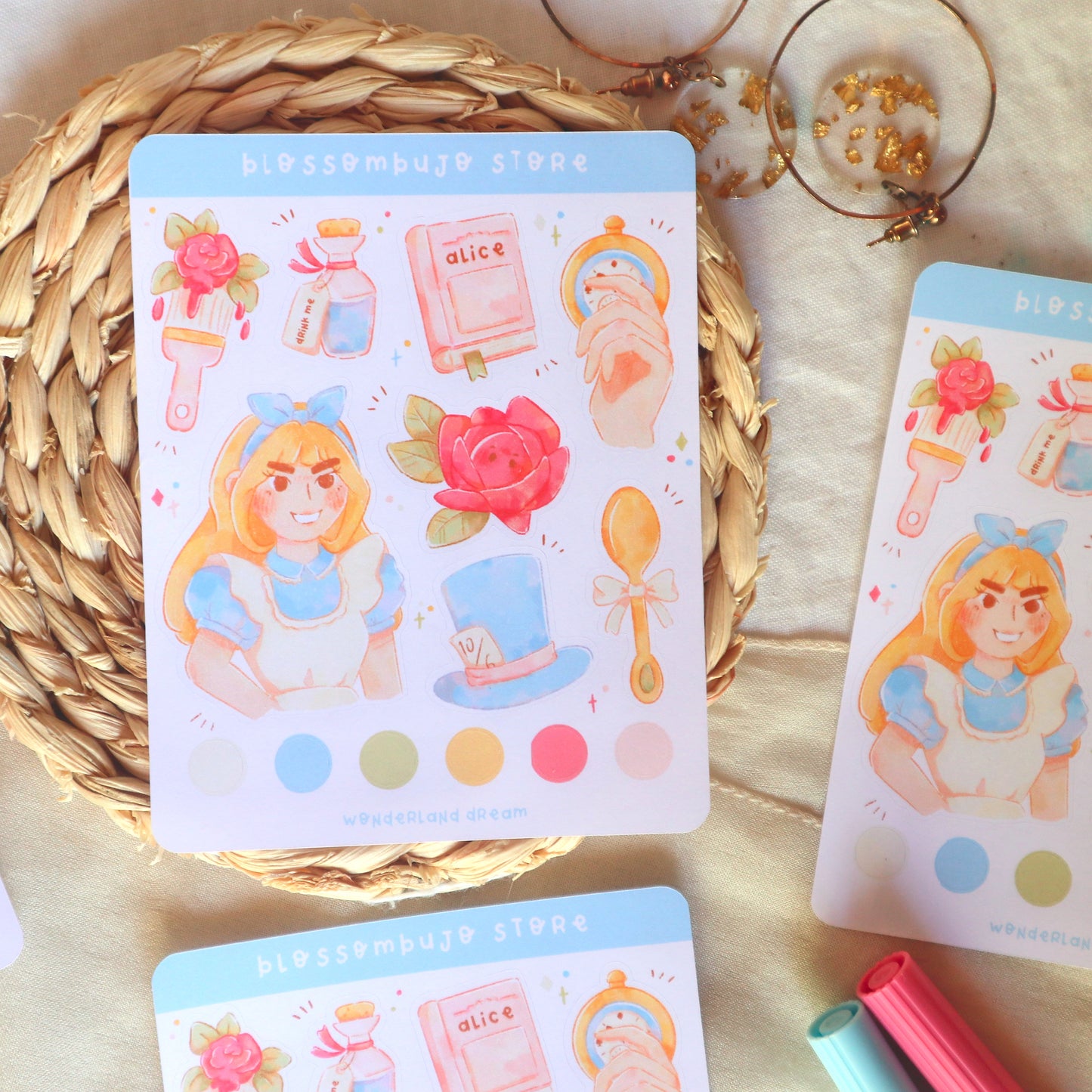 Stickersheet - Wonderland Dream