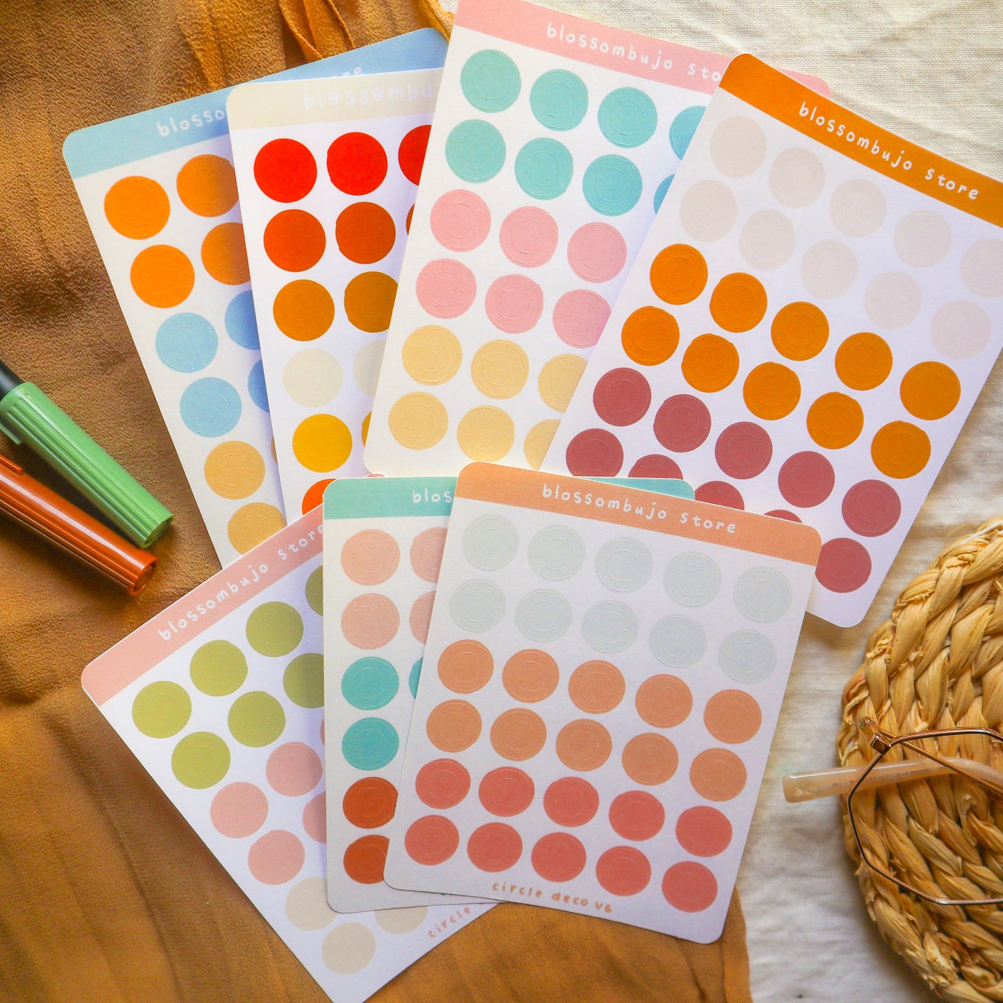 Stickersheet - Circle Deco (Fall Edition)