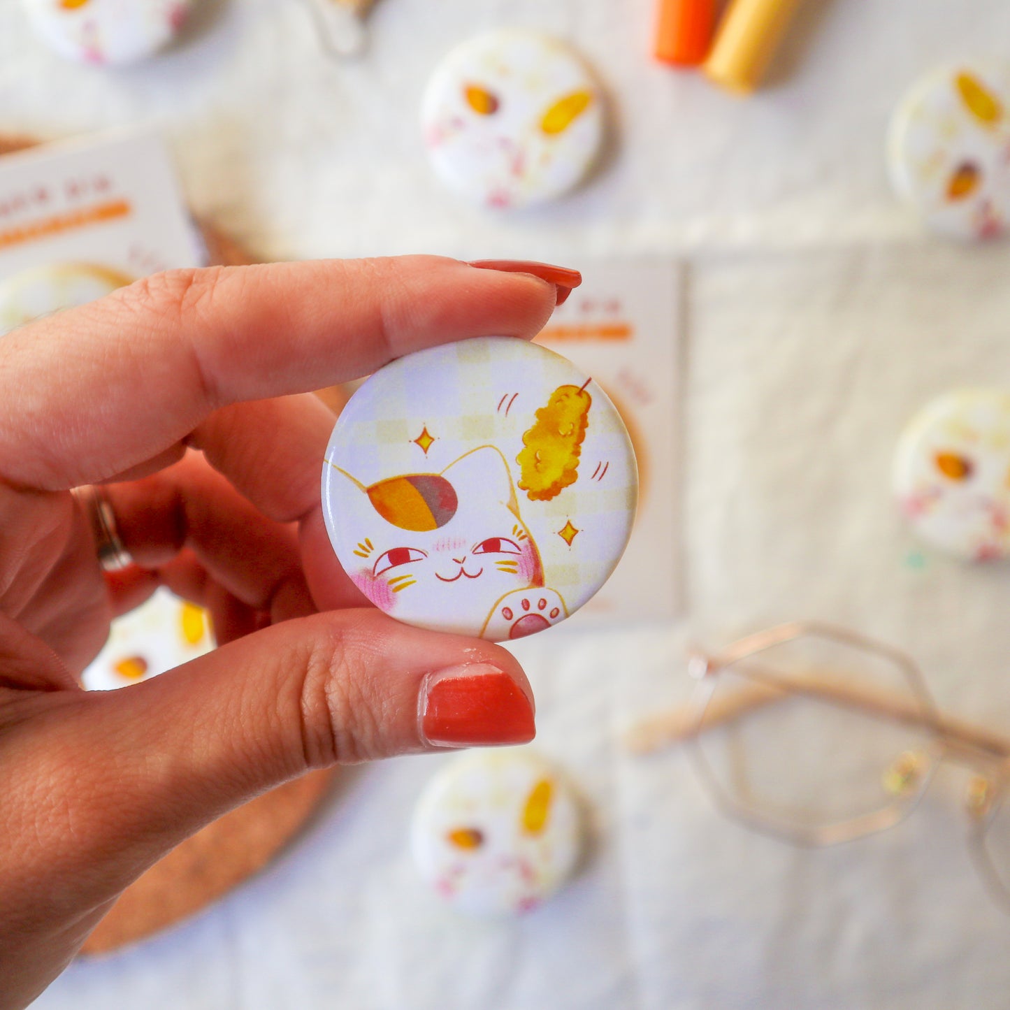 Pin Button - Nyanko-sensei