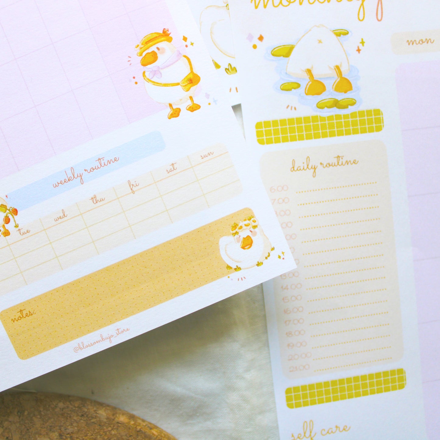 Printables - Monthly Planner Rosie Duck