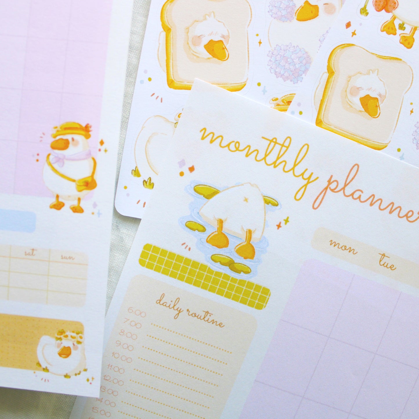 Printables - Monthly Planner Rosie Duck