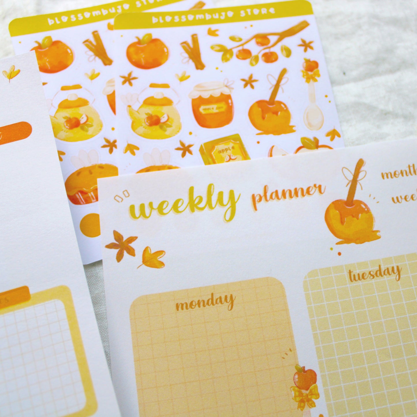 Printables - Weekly Planner Apple Flavor