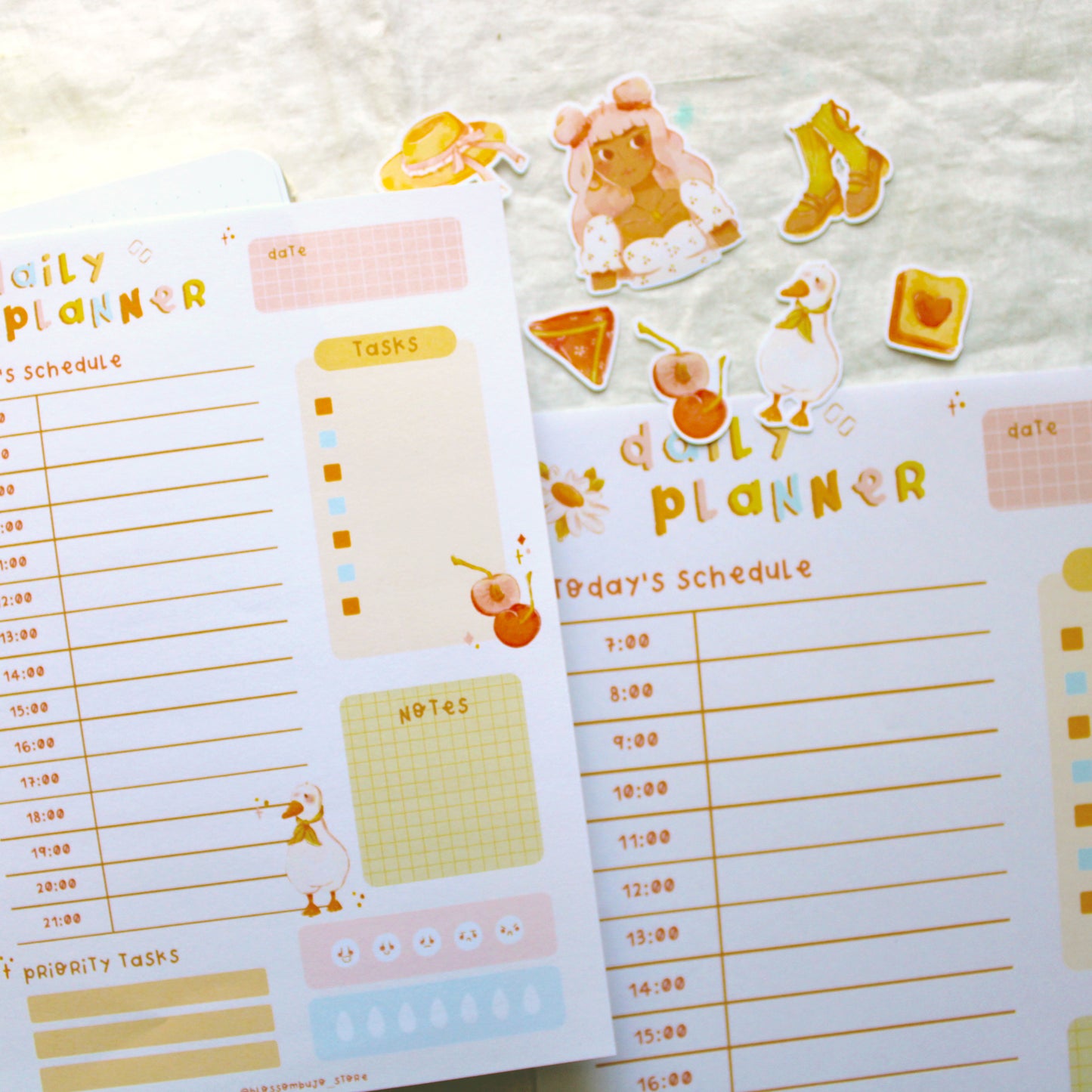 Printables - Daily Planner Countryside Summer