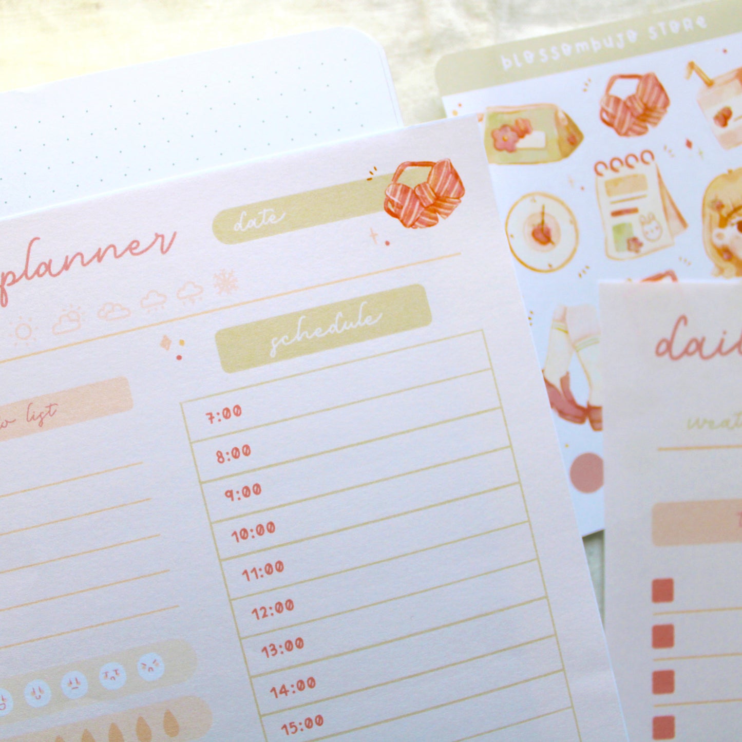 Printables - Daily Planner School Days